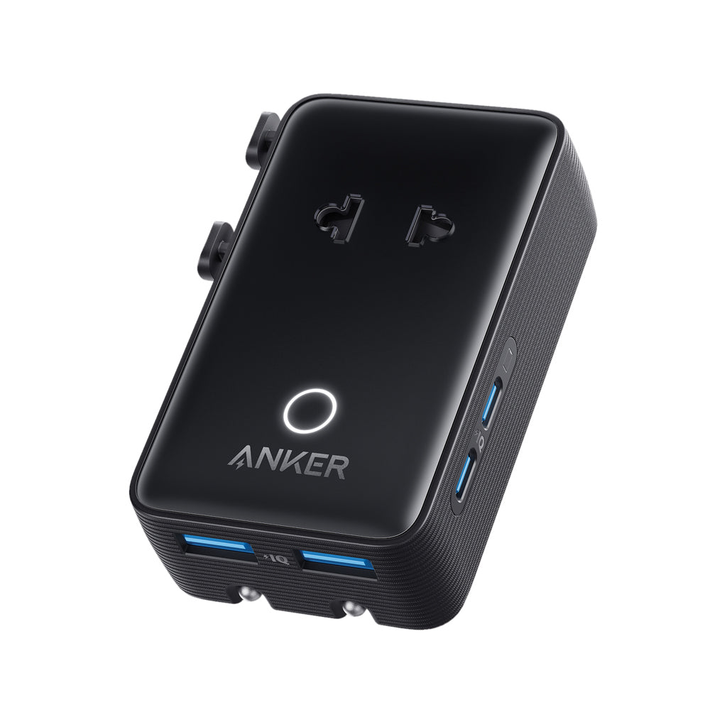 Anker Nano Travel Adapter (5-in-1, 20W) - Black