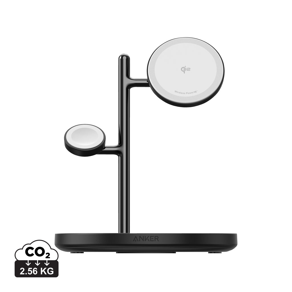 Anker MagGo Wireless Charging Stand (3-in-1 Stand) - Black