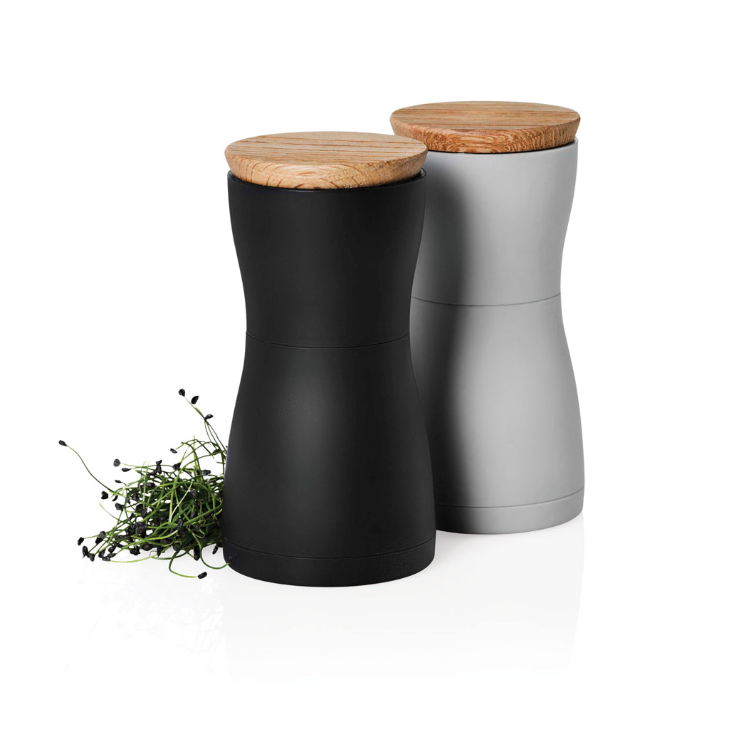 AdHoc Twin Salt and pepper mill set - Black