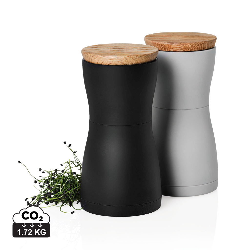 AdHoc Twin Salt and pepper mill set - Black