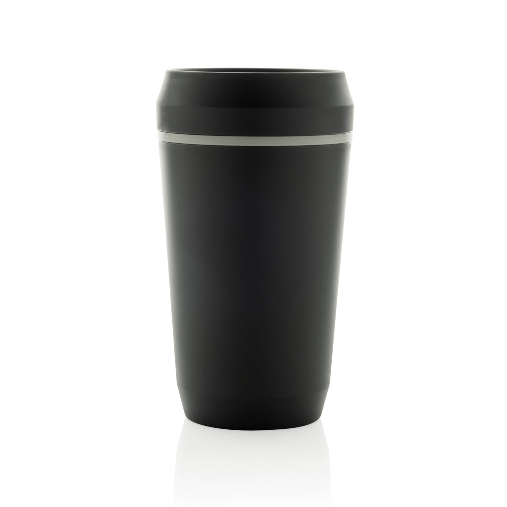 Topl Recycled Plastic To Go Tumbler Patented 360 Lid 354ml - Grey