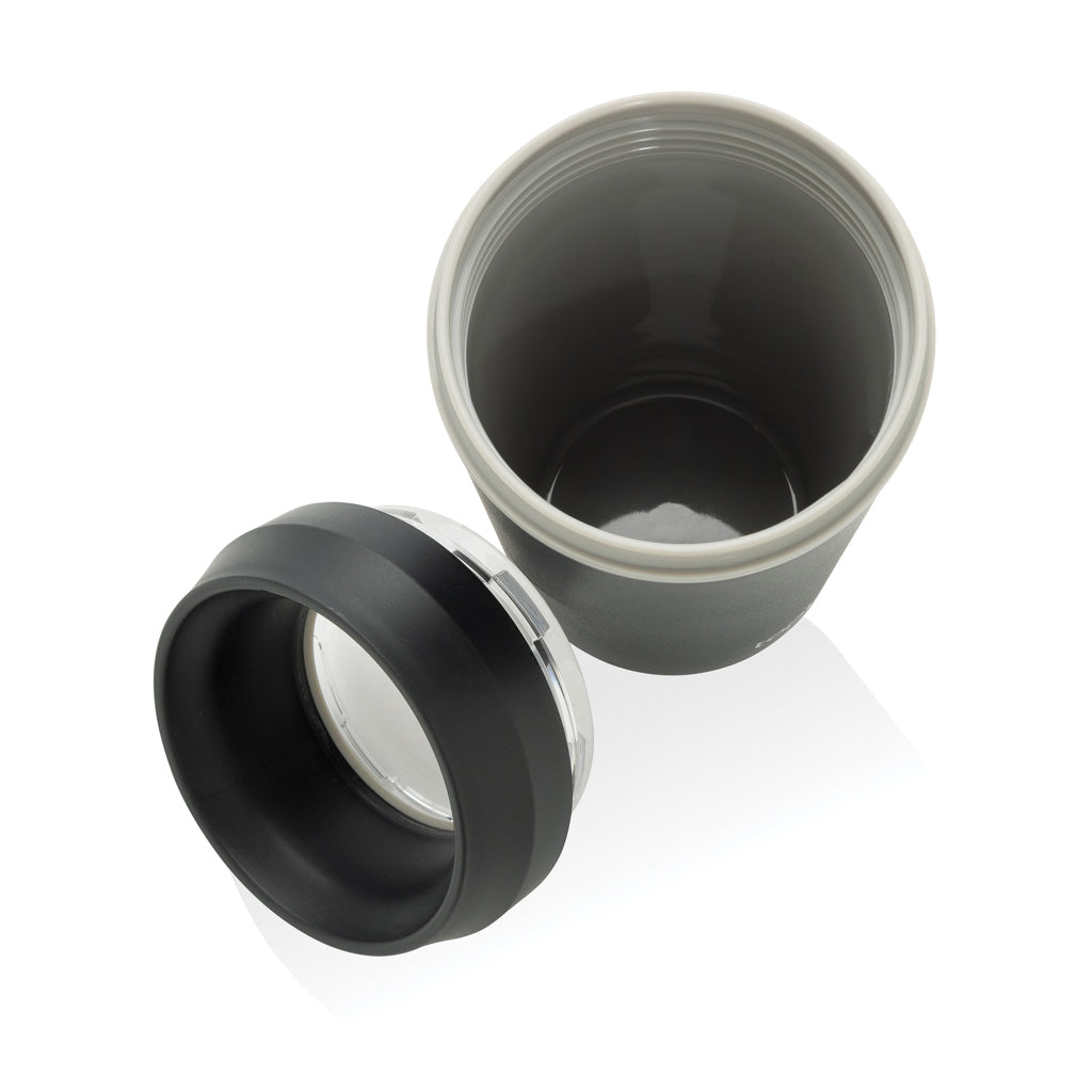 Topl Recycled Plastic To Go Tumbler Patented 360 Lid 354ml - Grey