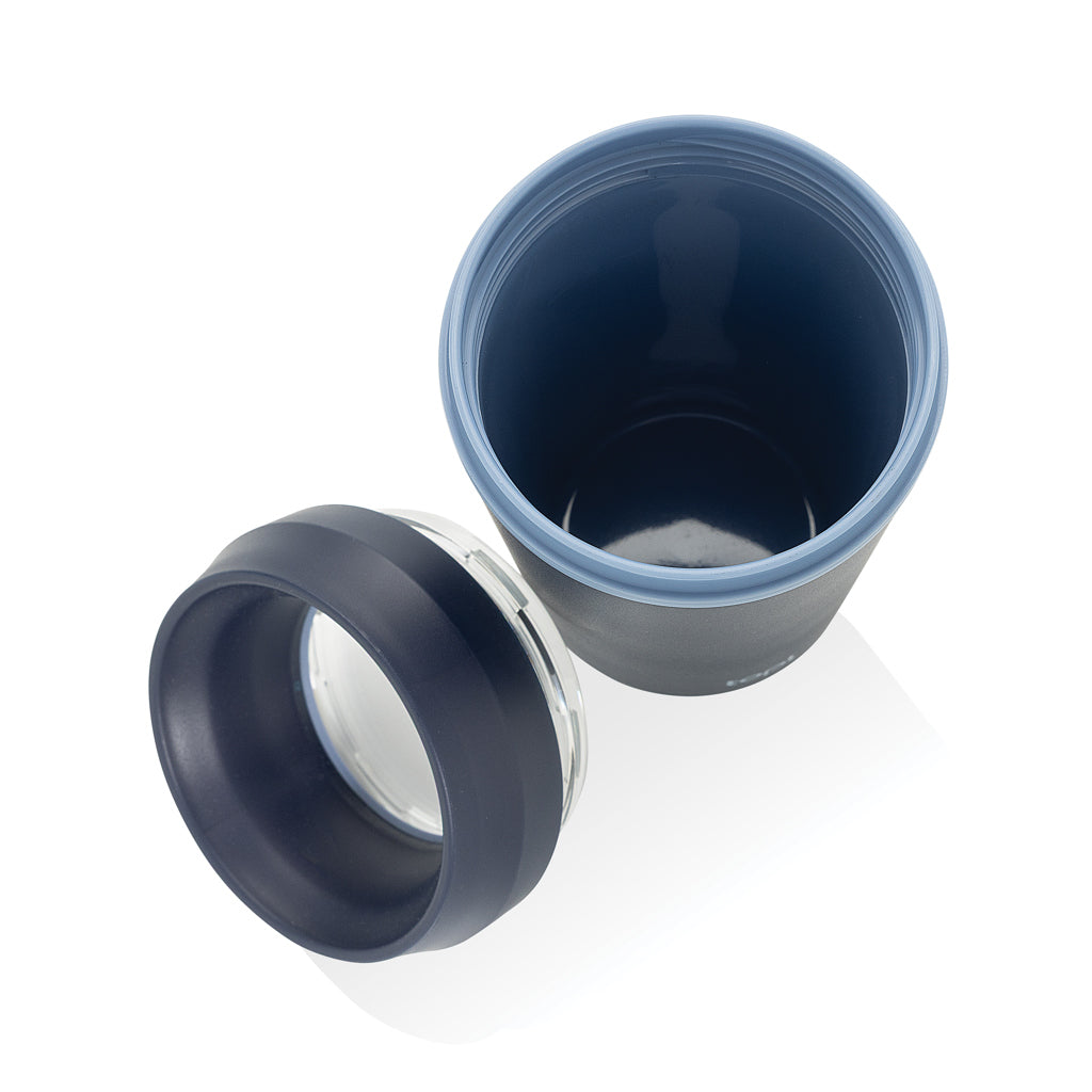 Topl Recycled Plastic To Go Tumbler Patented 360 Lid 354ml - Navy