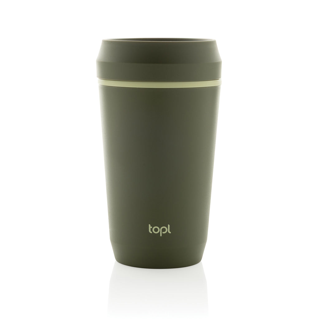 Topl Recycled Plastic To Go Tumbler Patented 360 Lid 354ml - Green