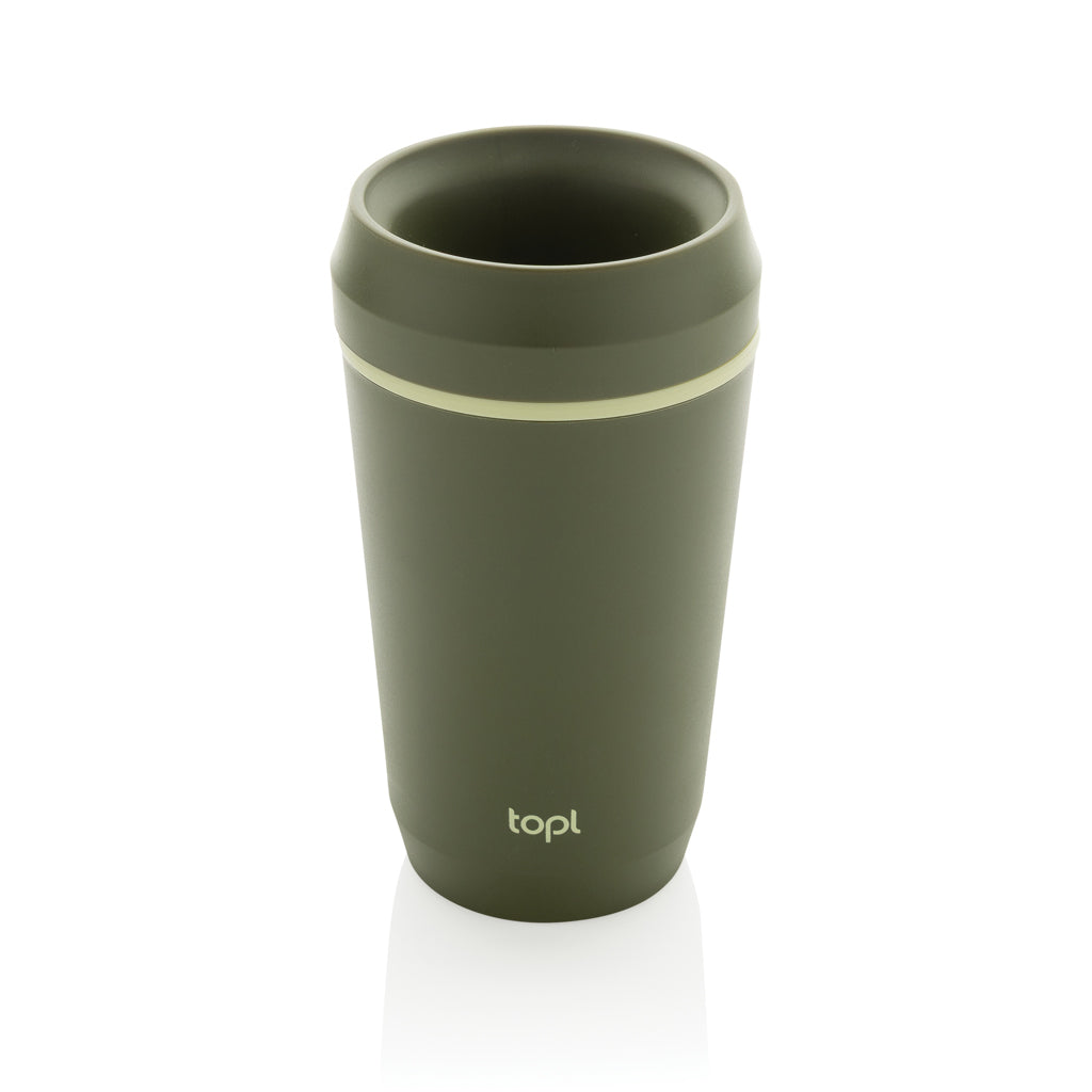 Topl Recycled Plastic To Go Tumbler Patented 360 Lid 354ml - Green