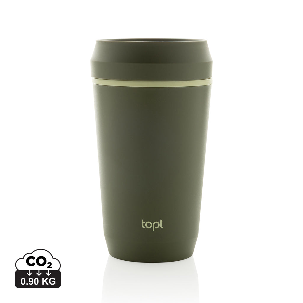 Topl Recycled Plastic To Go Tumbler Patented 360 Lid 354ml - Green