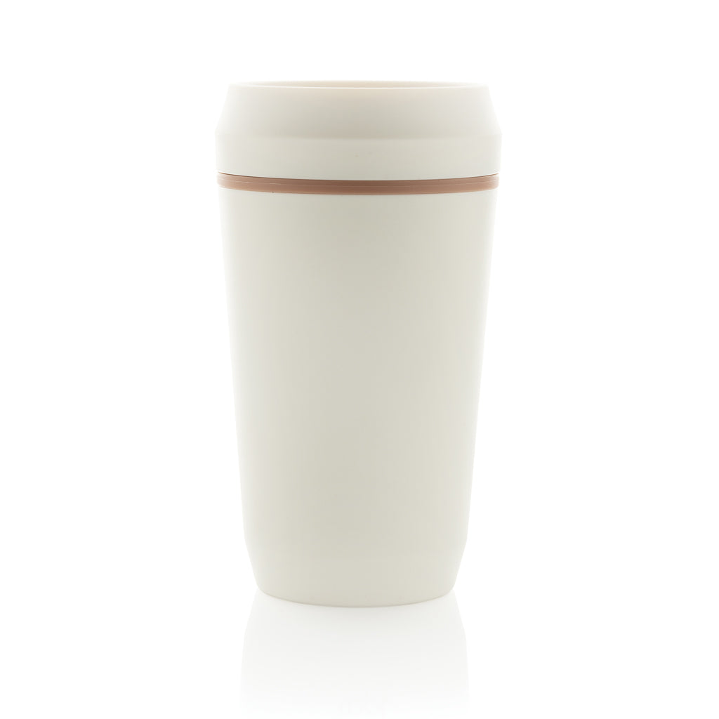 Topl Recycled Plastic To Go Tumbler Patented 360 Lid 354ml - White