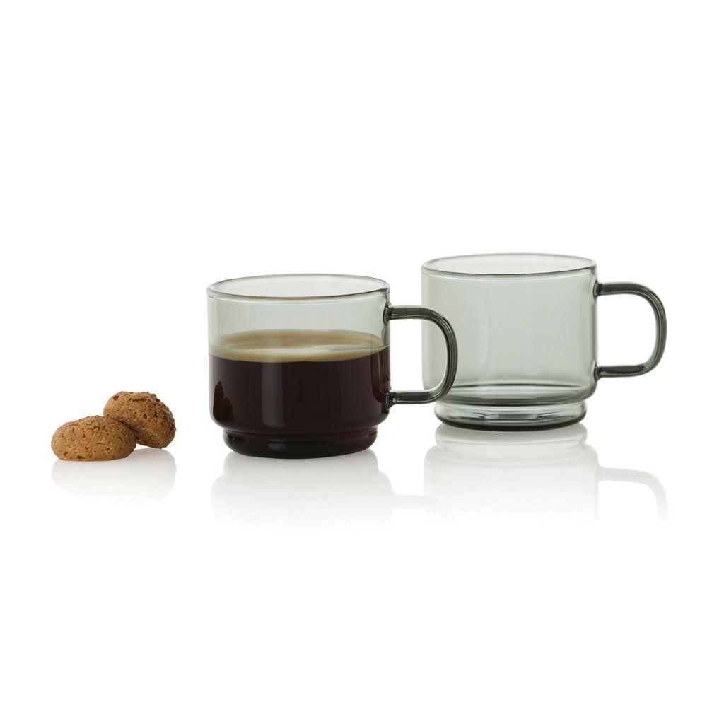 AdHoc Impact Espresso cups 70ml, 2 pcs set - Transparent