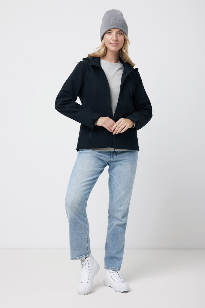 IQONIQ Makalu women recycled polyester soft shell jacket - Black