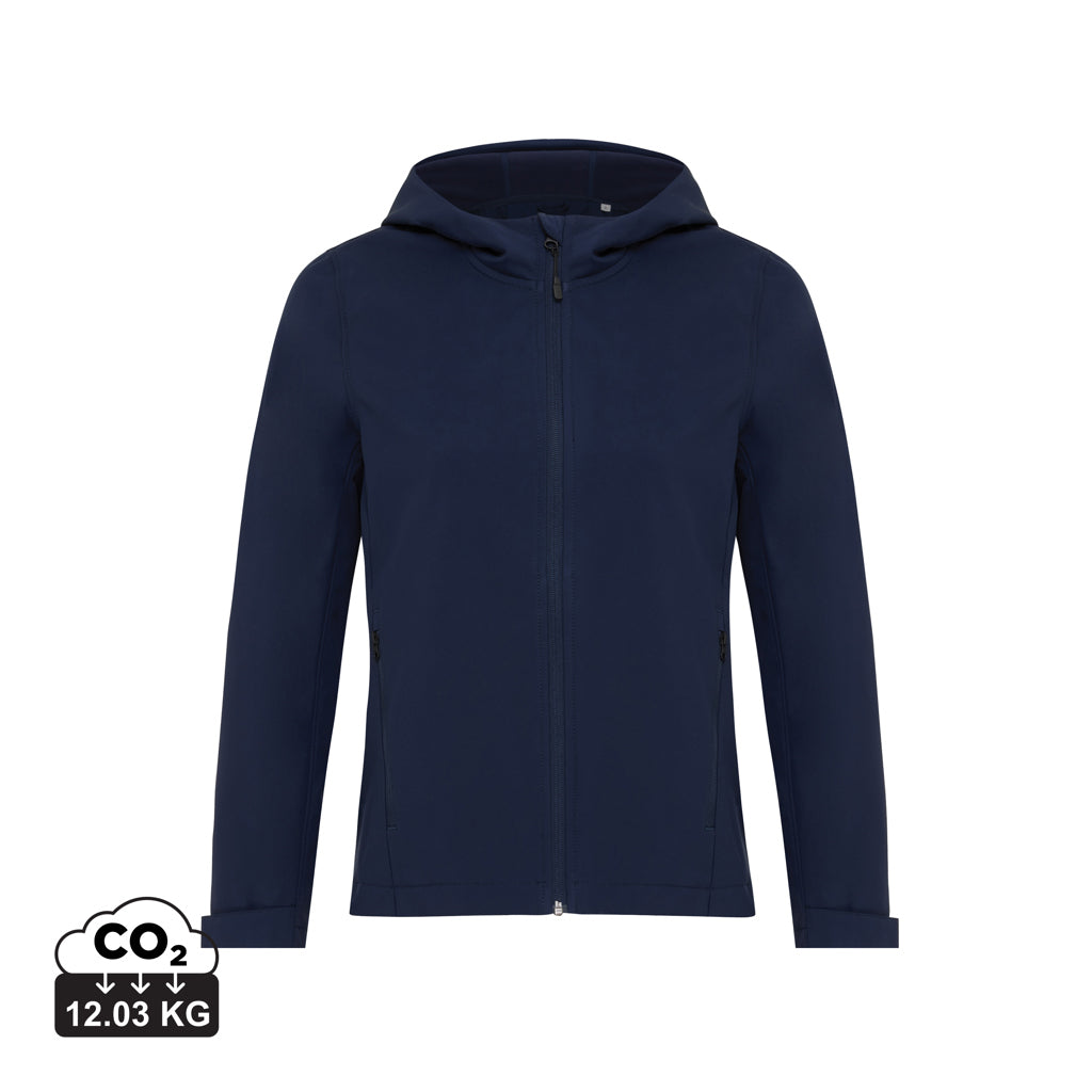 IQONIQ Makalu women recycled polyester soft shell jacket - Navy