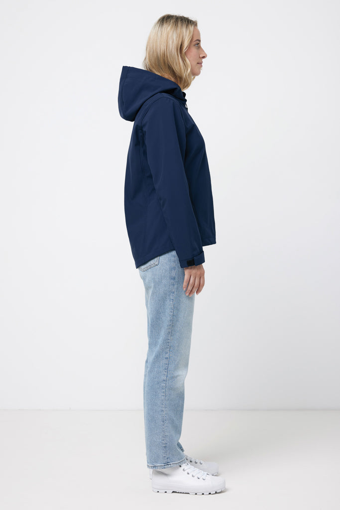 IQONIQ Makalu women recycled polyester soft shell jacket - Navy