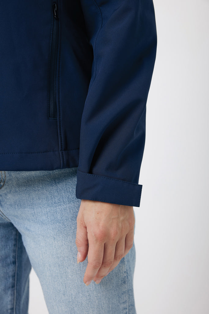 IQONIQ Makalu women recycled polyester soft shell jacket - Navy