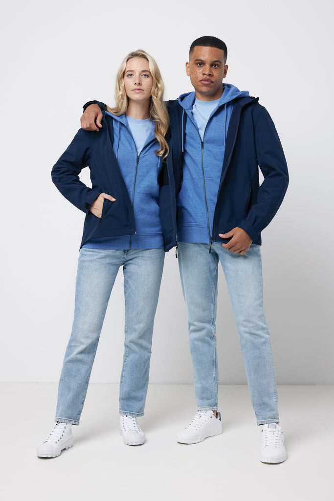 IQONIQ Makalu women recycled polyester soft shell jacket - Navy
