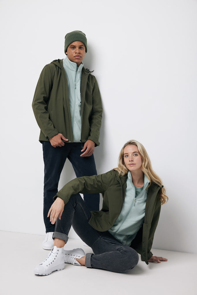 IQONIQ Makalu women recycled polyester soft shell jacket - Khaki