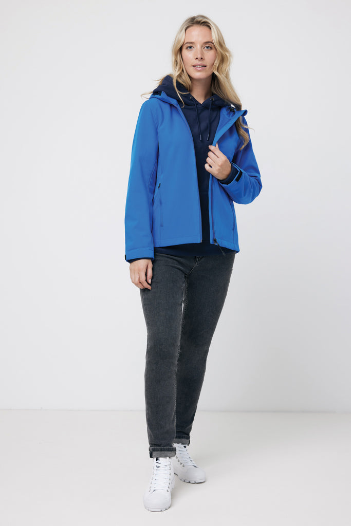 IQONIQ Makalu women recycled polyester soft shell jacket - Royal Blue