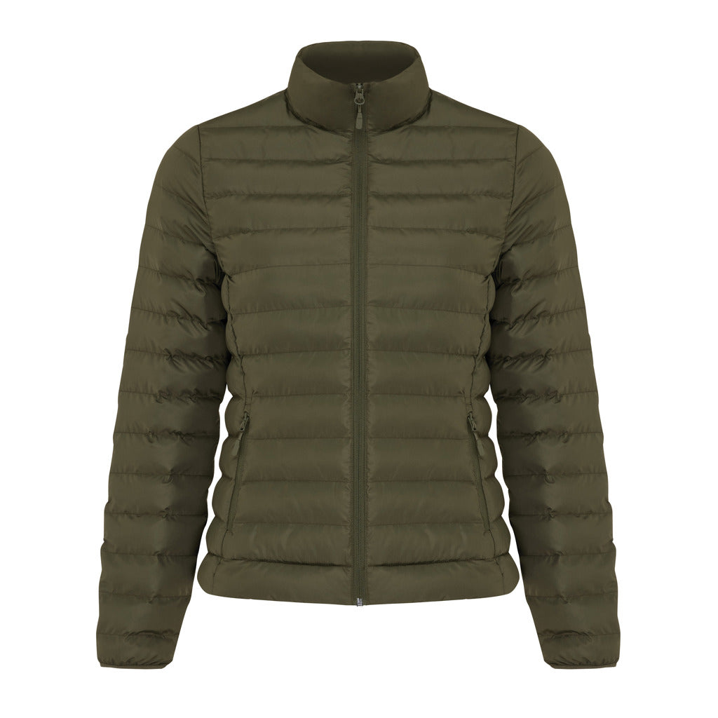 IQONIQ Maiko women recycled polyester padded jacket - Khaki