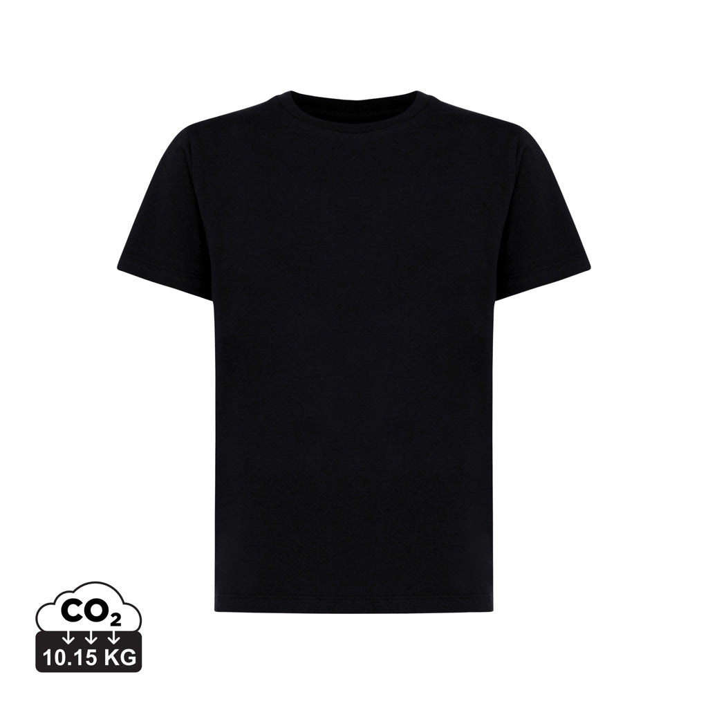 IQONIQ Koli kids lightweight recycled cotton t-shirt - Black