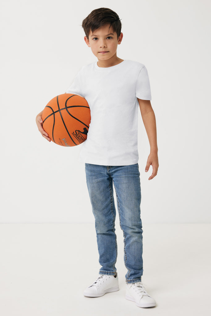 IQONIQ Koli kids lightweight recycled cotton t-shirt - Recycled White