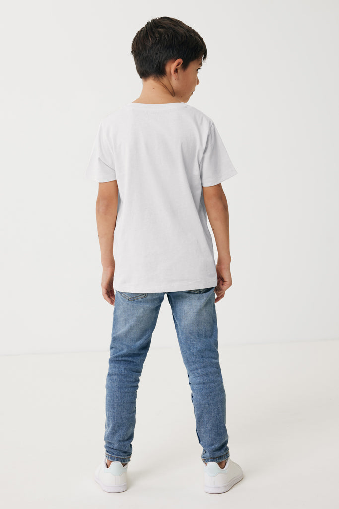 IQONIQ Koli kids lightweight recycled cotton t-shirt - Recycled White