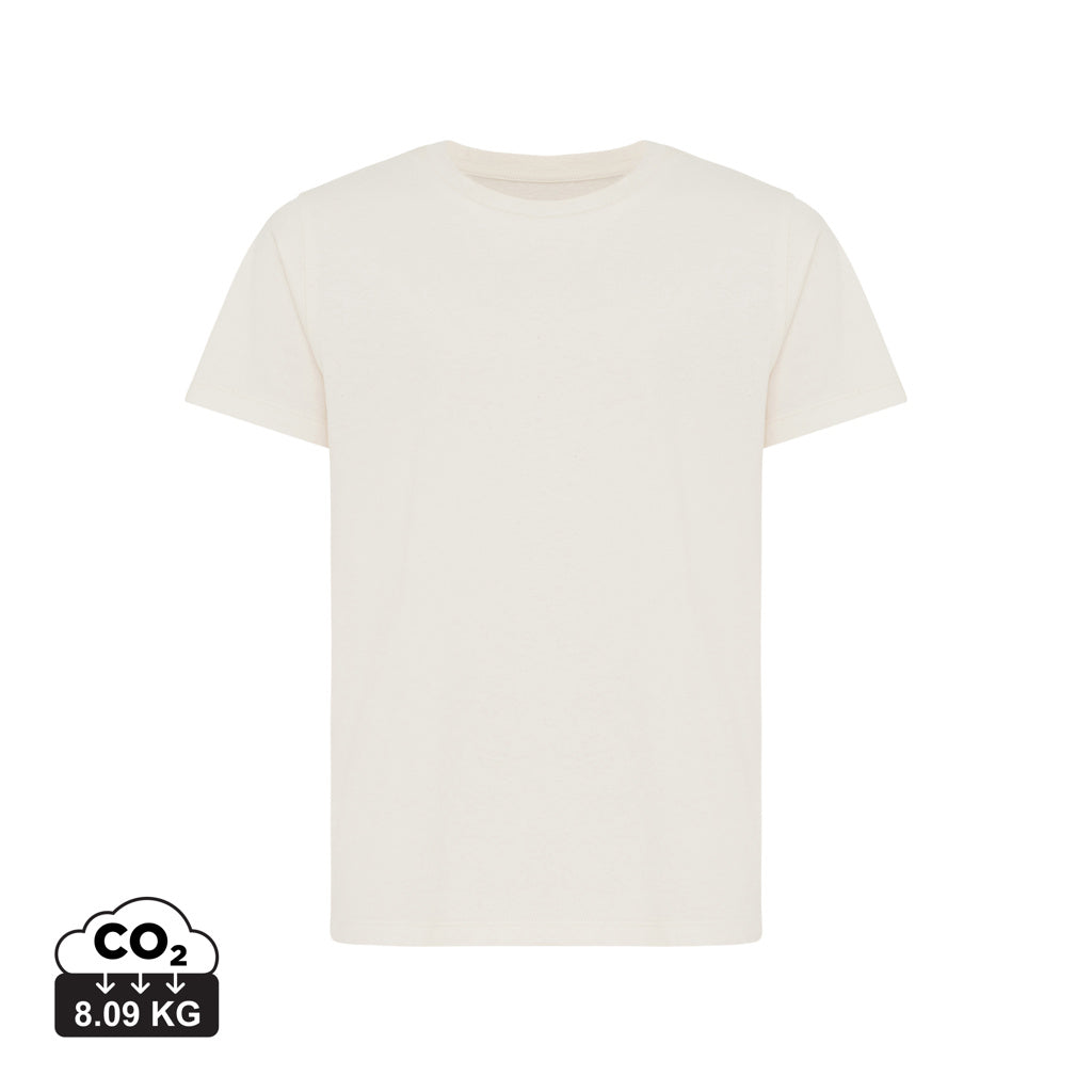IQONIQ Koli kids lightweight recycled cotton t-shirt - Natural Raw