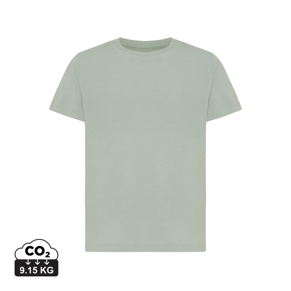 IQONIQ Koli kids lightweight recycled cotton t-shirt - Iceberg Green