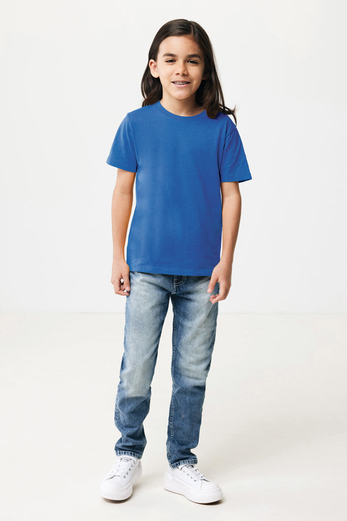 IQONIQ Koli kids lightweight recycled cotton t-shirt - Royal Blue