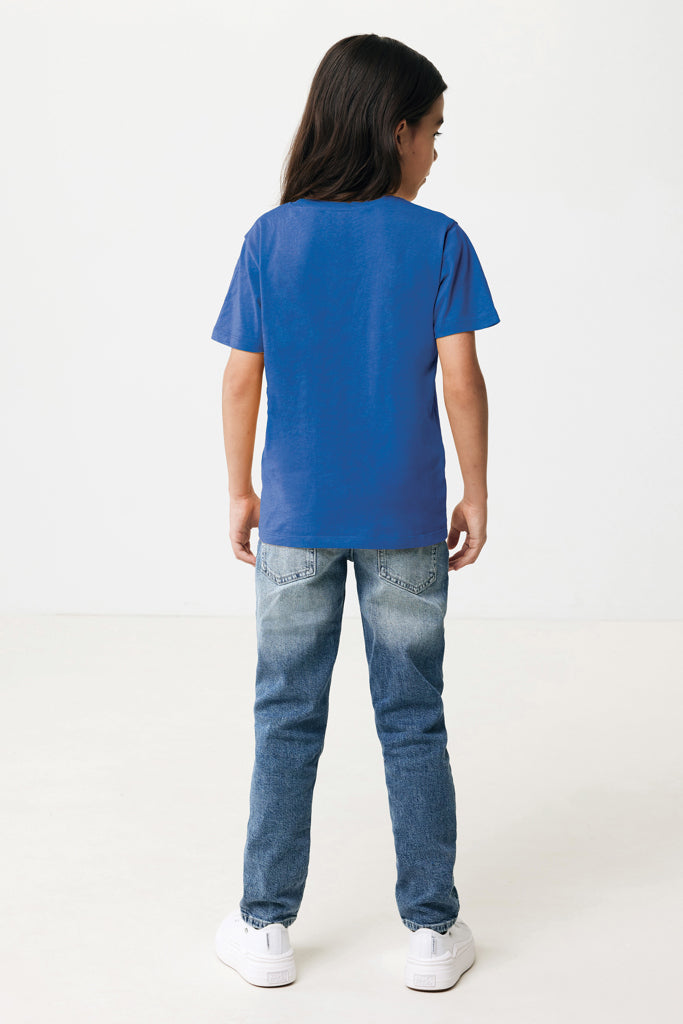 IQONIQ Koli kids lightweight recycled cotton t-shirt - Royal Blue