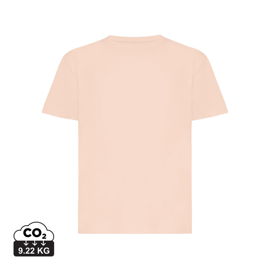 IQONIQ Koli kids lightweight recycled cotton t-shirt - Peach Nectar