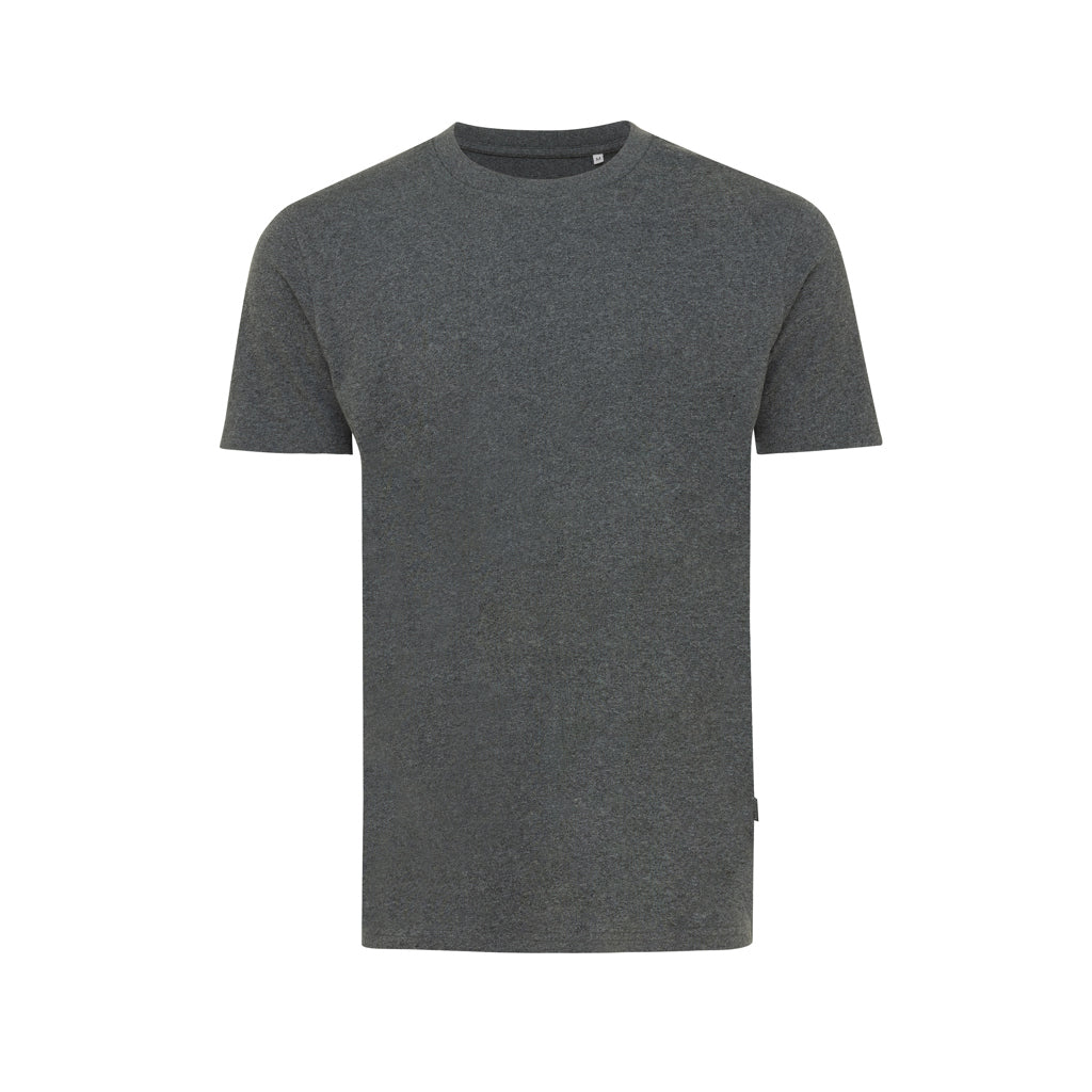 IQONIQ Manuel recycled cotton t-shirt undyed - Heather Anthracite