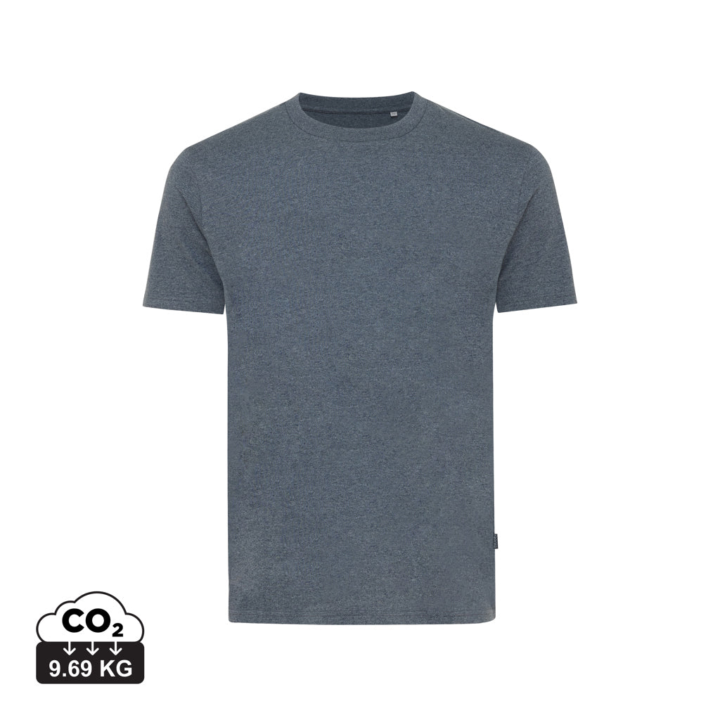 IQONIQ Manuel recycled cotton t-shirt undyed - Heather Navy