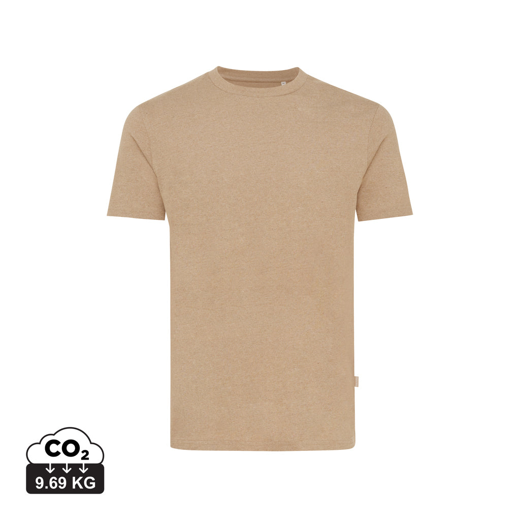 IQONIQ Manuel recycled cotton t-shirt undyed - Heather Brown