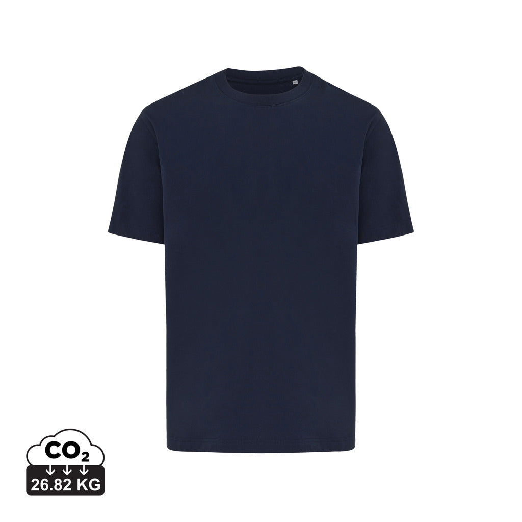 IQONIQ Nikko heavyweight recycled cotton t-shirt - Navy