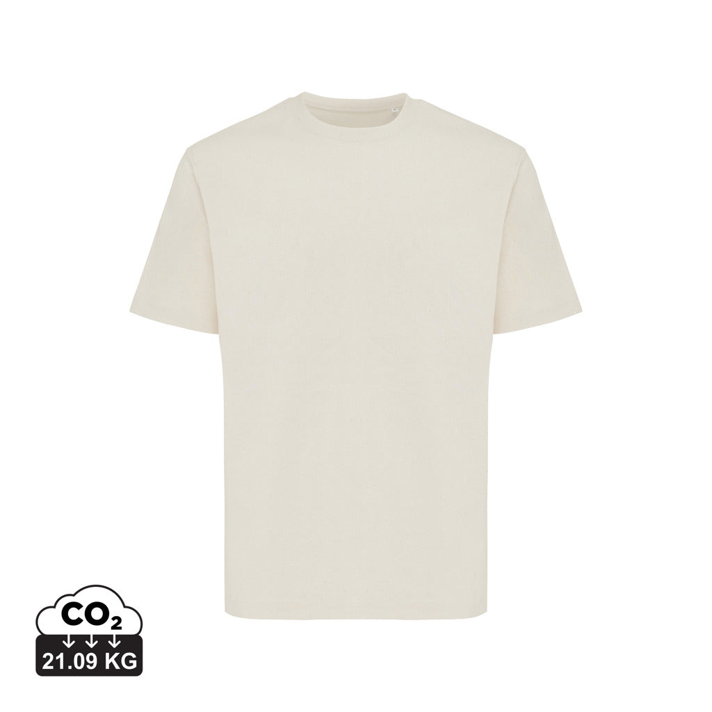 IQONIQ Nikko heavyweight recycled cotton t-shirt - Natural Raw