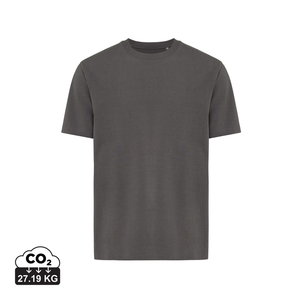 IQONIQ Nikko heavyweight recycled cotton t-shirt - Anthracite