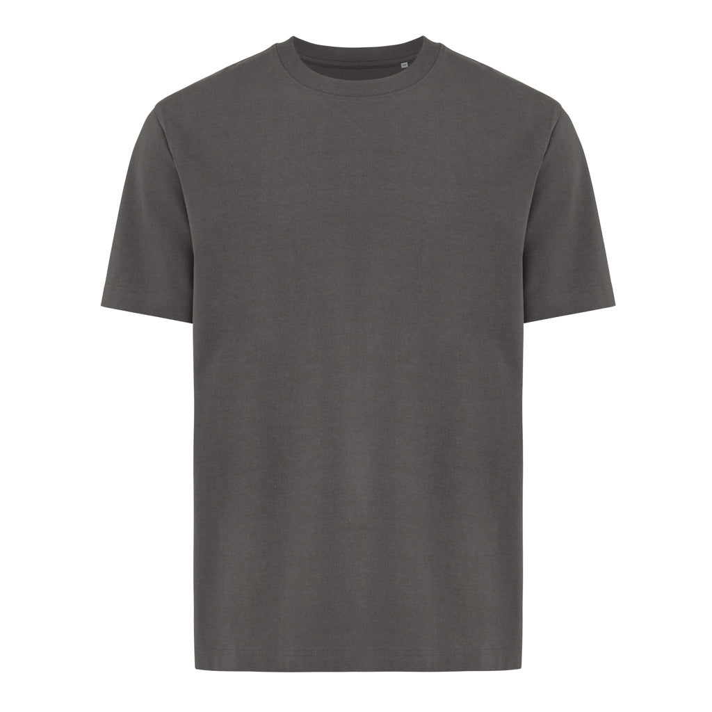 IQONIQ Nikko heavyweight recycled cotton t-shirt - Anthracite
