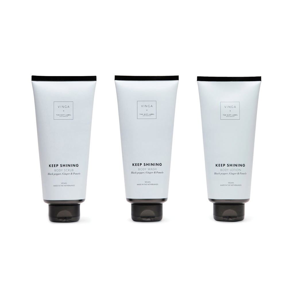 VINGA x TGL body care gift set - White