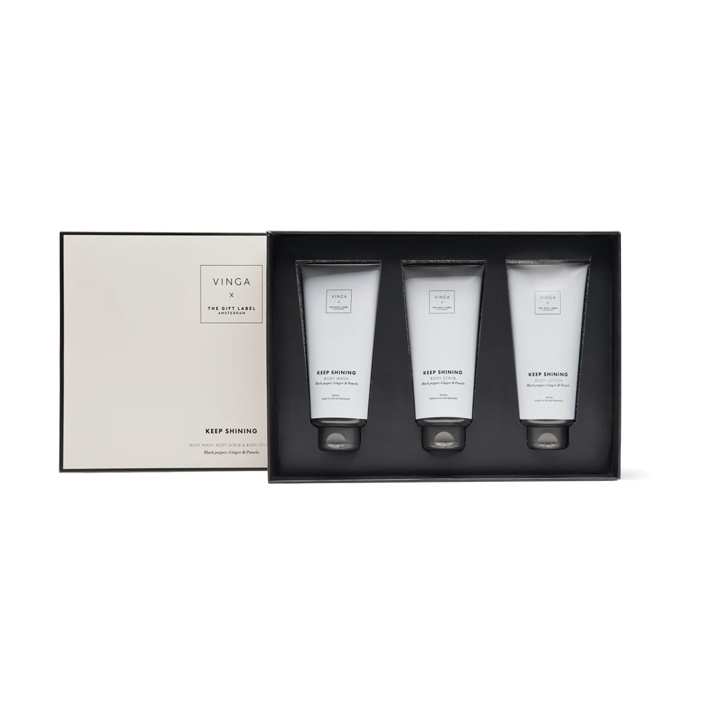 VINGA x TGL body care gift set - White