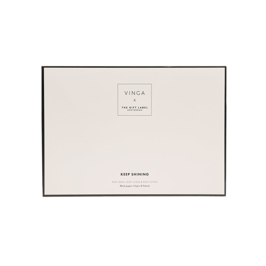 VINGA x TGL body care gift set - White