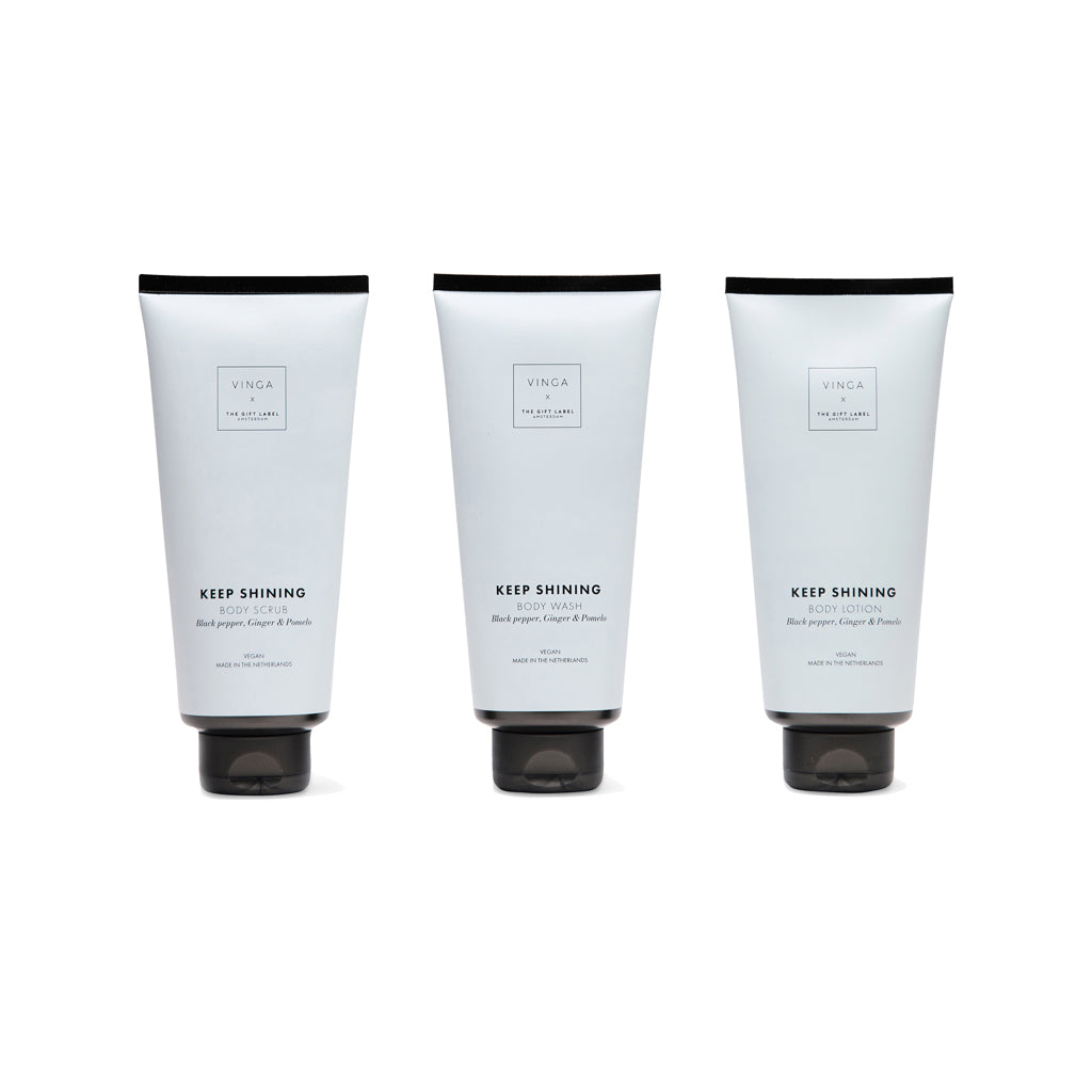 VINGA x TGL body care gift set - White