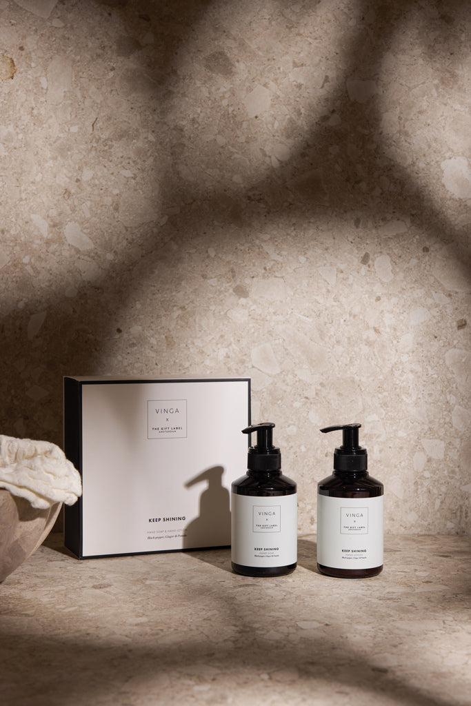 VINGA x TGL hand care gift set - White