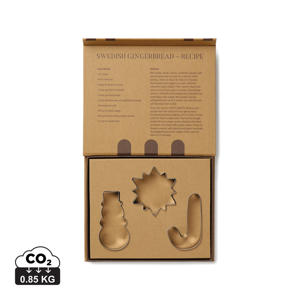 VINGA Classic cookie cutter 3-piece set - Grey