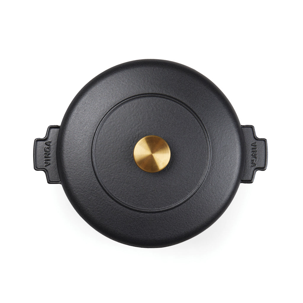 VINGA Monte heritage cocotte 5.5 L - Black