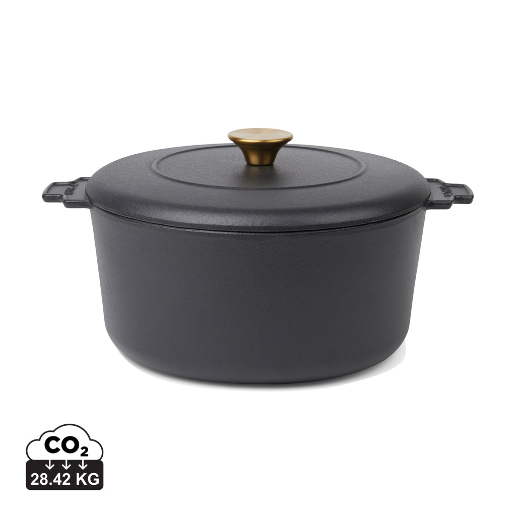 VINGA Monte heritage cocotte 5.5 L - Black