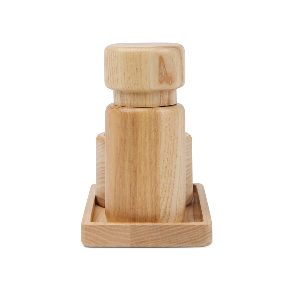 VINGA Retro salt & pepper set - Brown