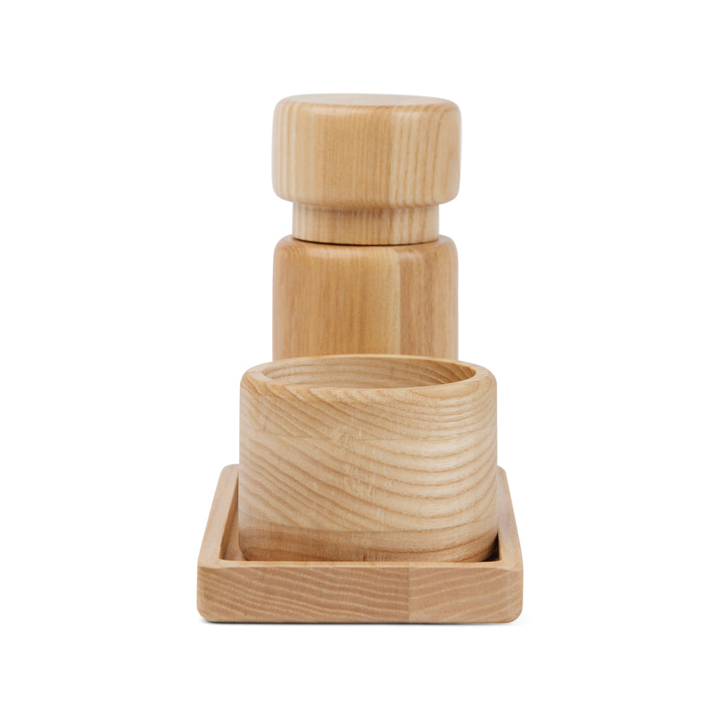 VINGA Retro salt & pepper set - Brown