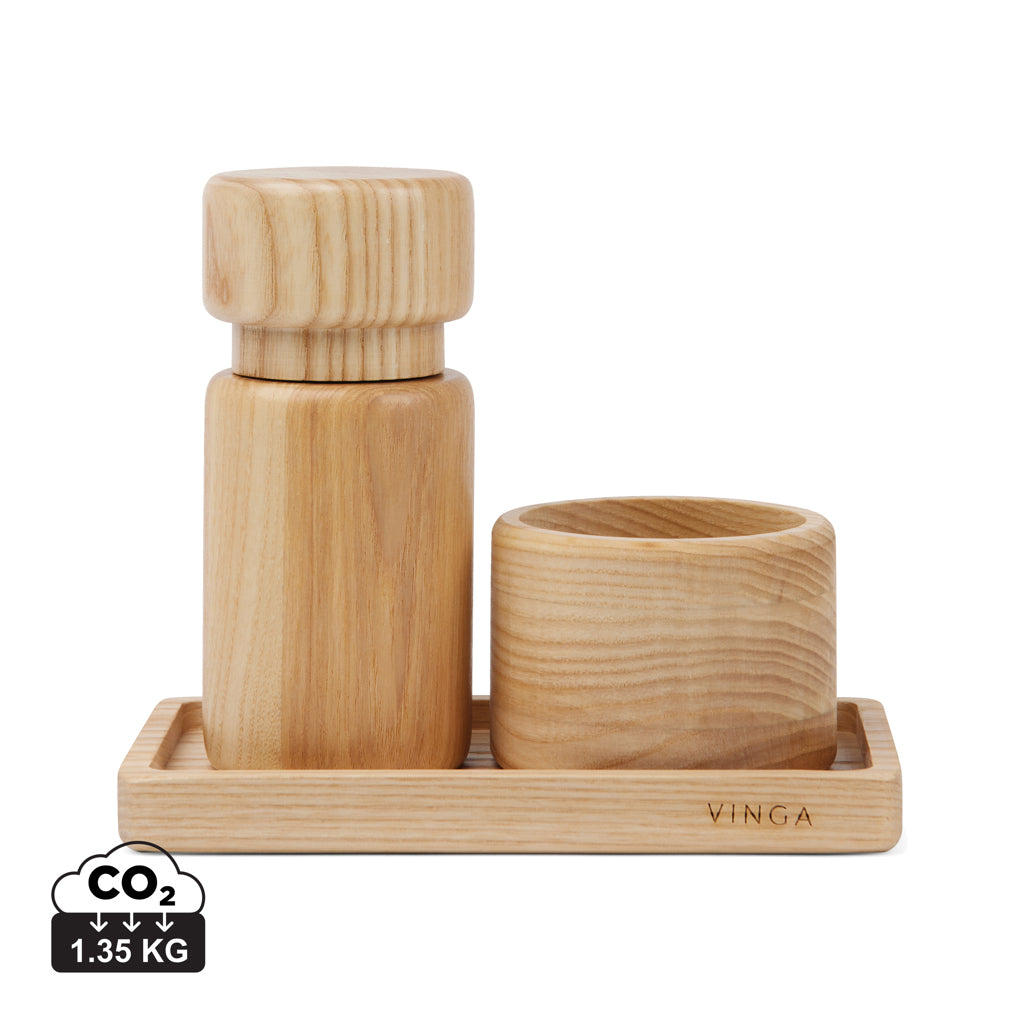 VINGA Retro salt & pepper set - Brown