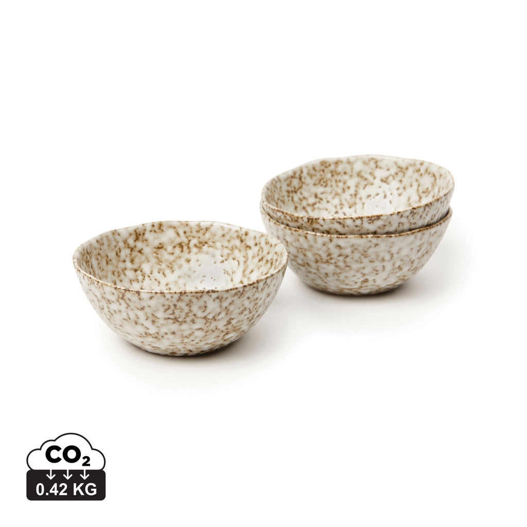 VINGA Nuvem mini bowl, 3 pcs set - Beige