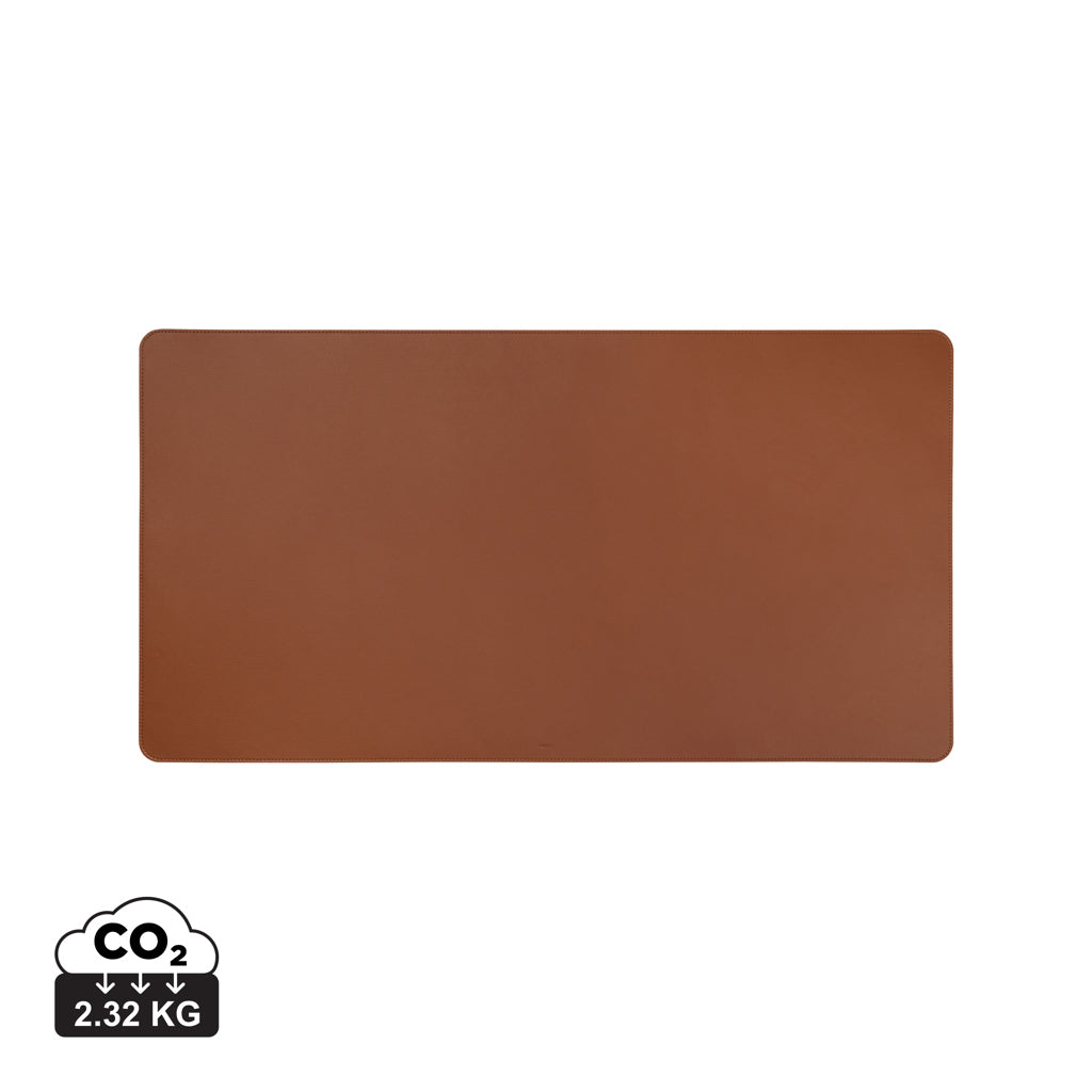 VINGA Timo PU RCS RPET desk pad - Brown