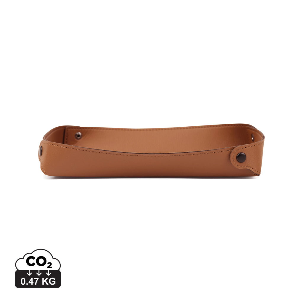 VINGA Timo PU RCS RPET tray - Brown
