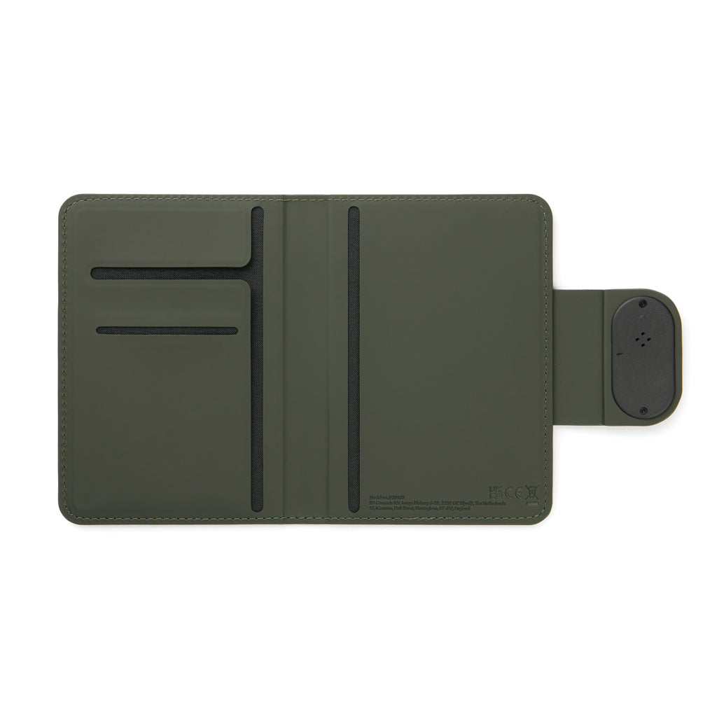 VINGA Baltimore RCS Passport Cover With Finder Dual - Green